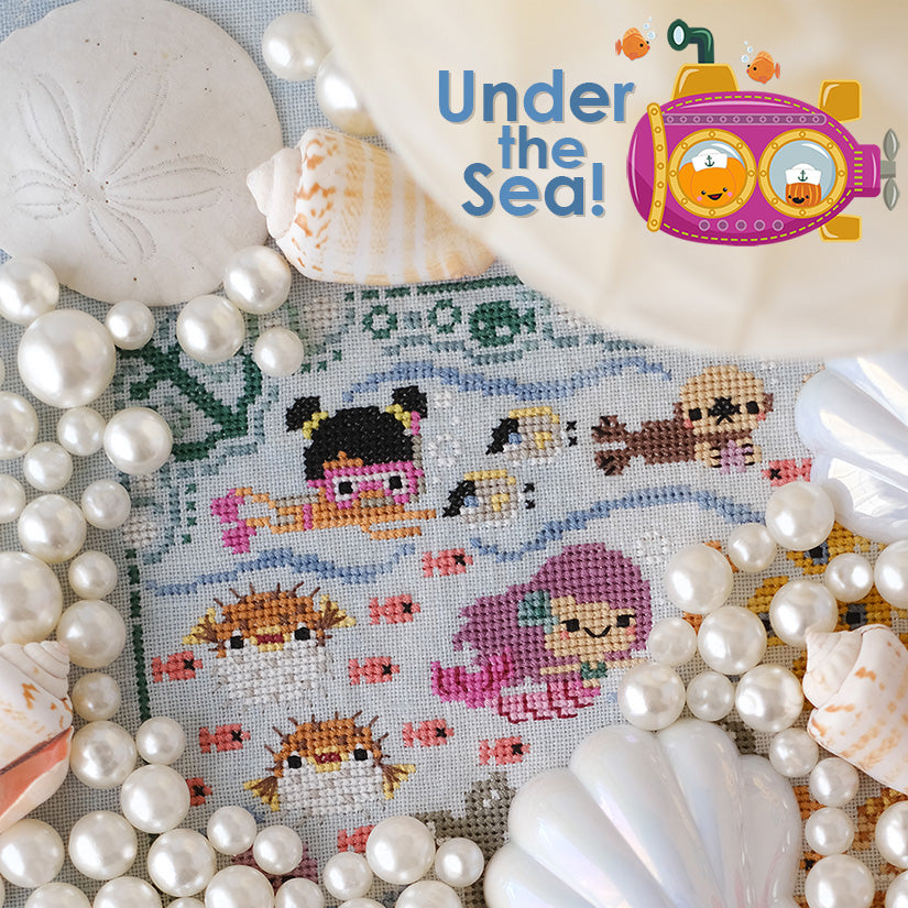 Under the Sea Cross Stitch Club The Frosted Pumpkin Stitchery