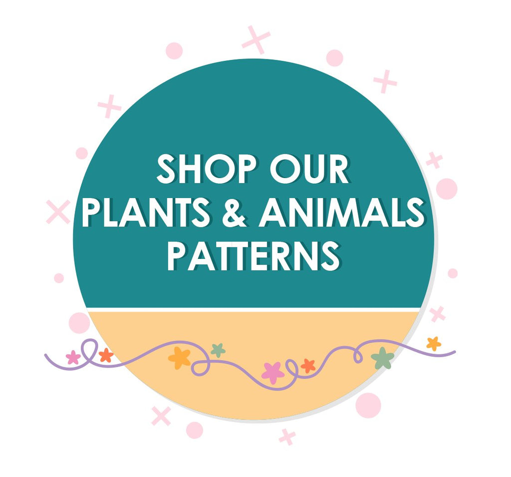 Plants and Animals Downloadable PDF Cross Stitch Patterns