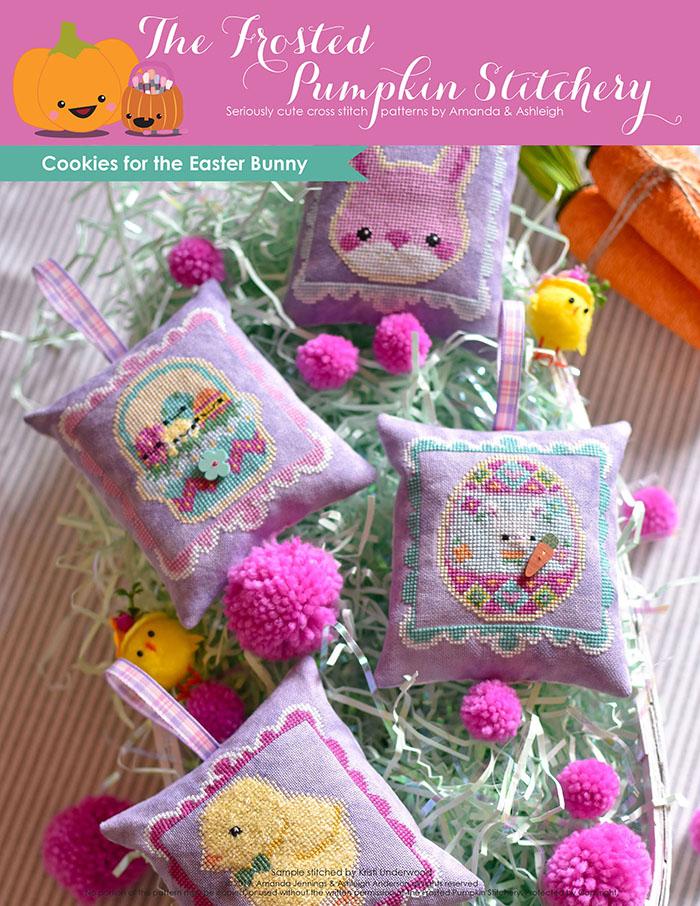 Cookies for the Easter Bunny counted cross stitch pattern
