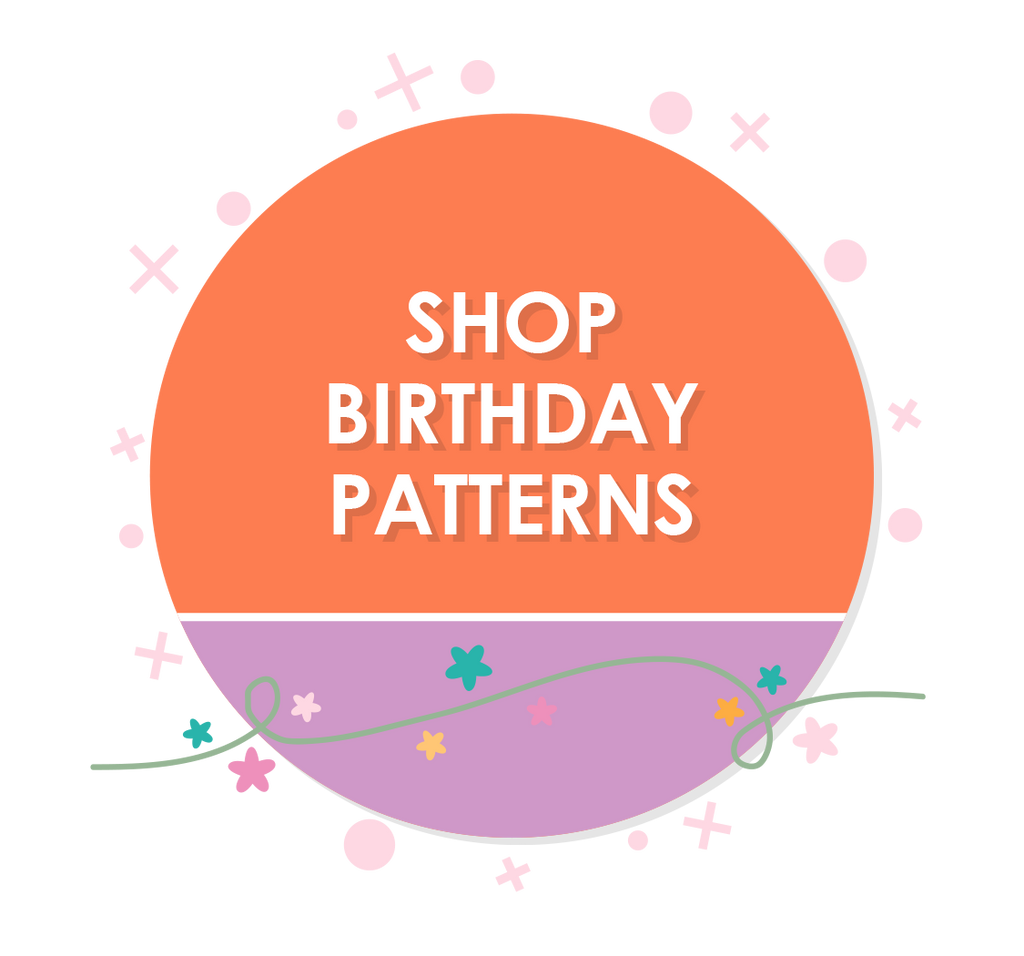 Shop Birthday Themed Downloadable PDF Cross Stitch Patterns