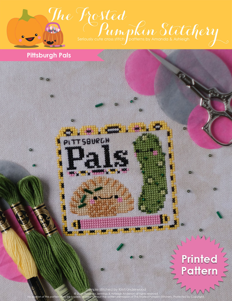 Pittsburgh Pals Printed Cross Stitch Pattern | The Frosted Pumpkin