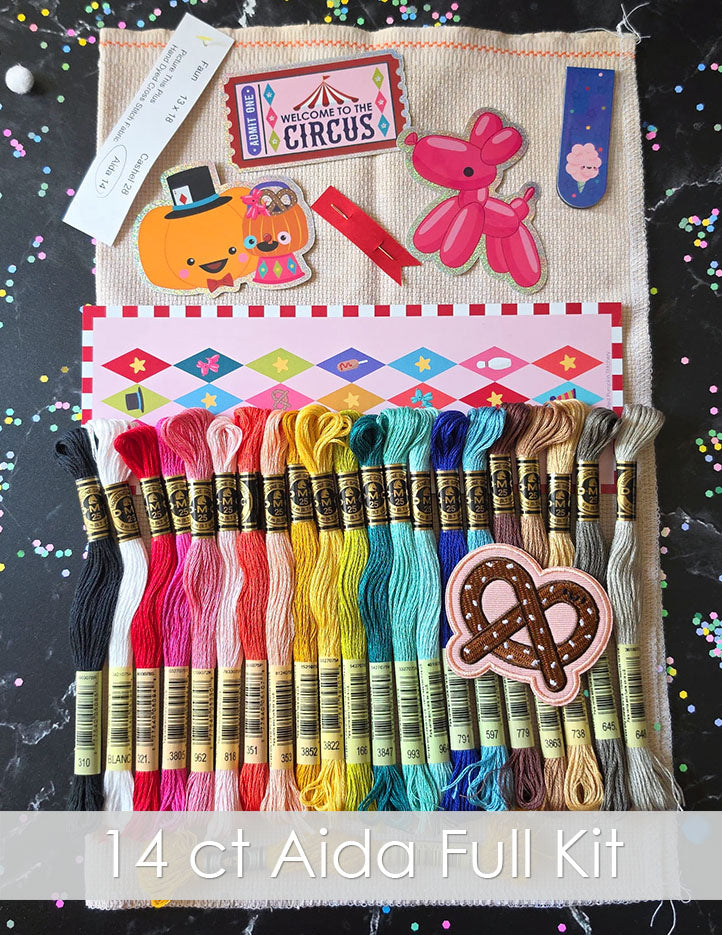 Welcome to the Circus Club Full Aida Kit | The Frosted Pumpkin