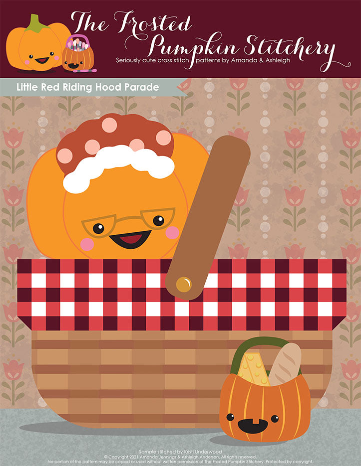 PUMPKIN STITCH - STRAW TOPPER