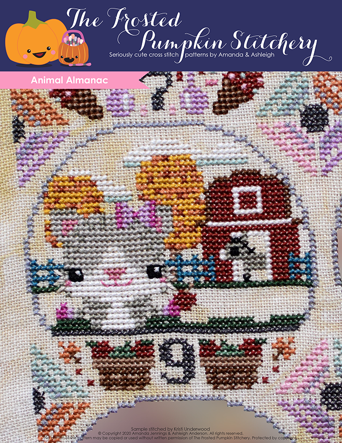 Lil Punkin Counted Cross Stitch Pattern Book by Green Apple 