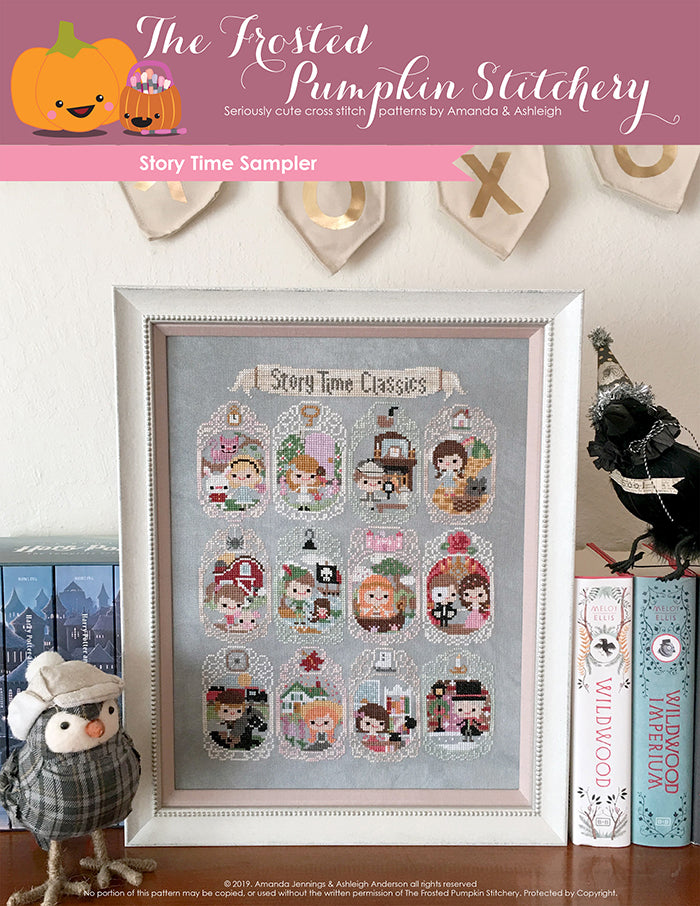 Story Book Cross Stitch Samplers | The Frosted Pumpkin Stitchery story-book-cross-stitch-samplers-the-frosted-pumpkin-stitchery