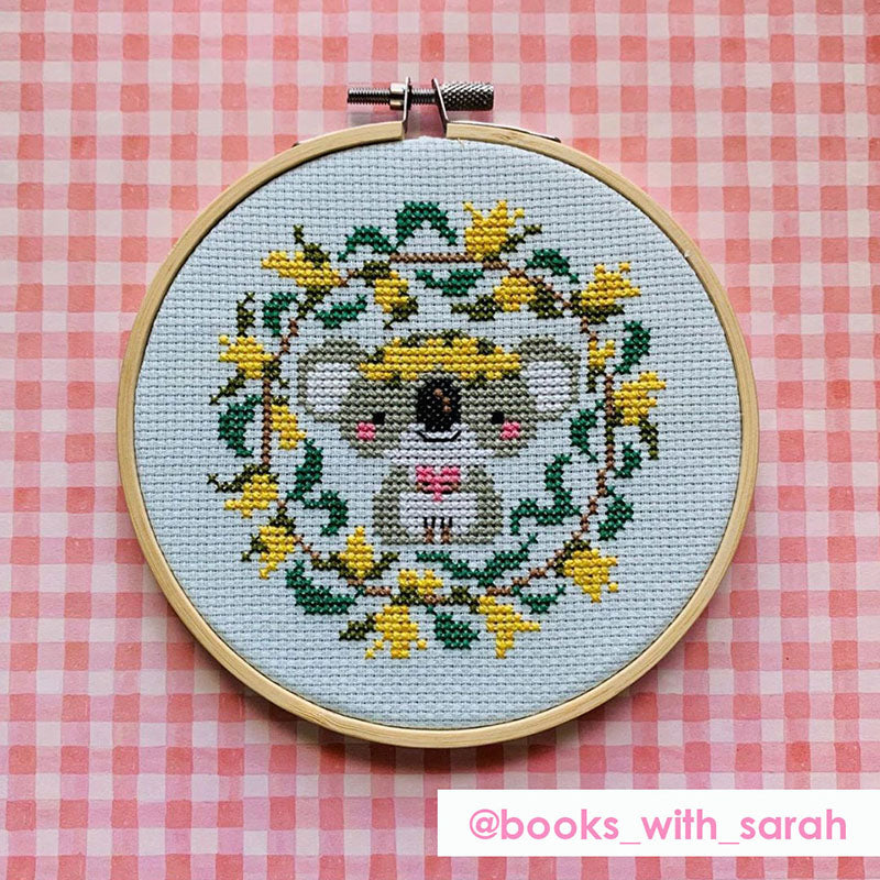 With Love stitched by @books_with_sarah