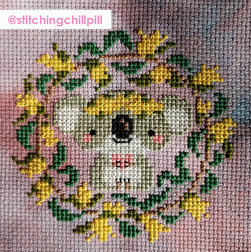With Love stitched by @stitchingchillpill